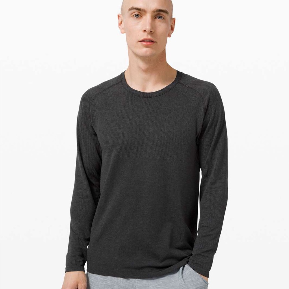 Men's Black Lululemon Metal Vent Tech Long Sleeve
